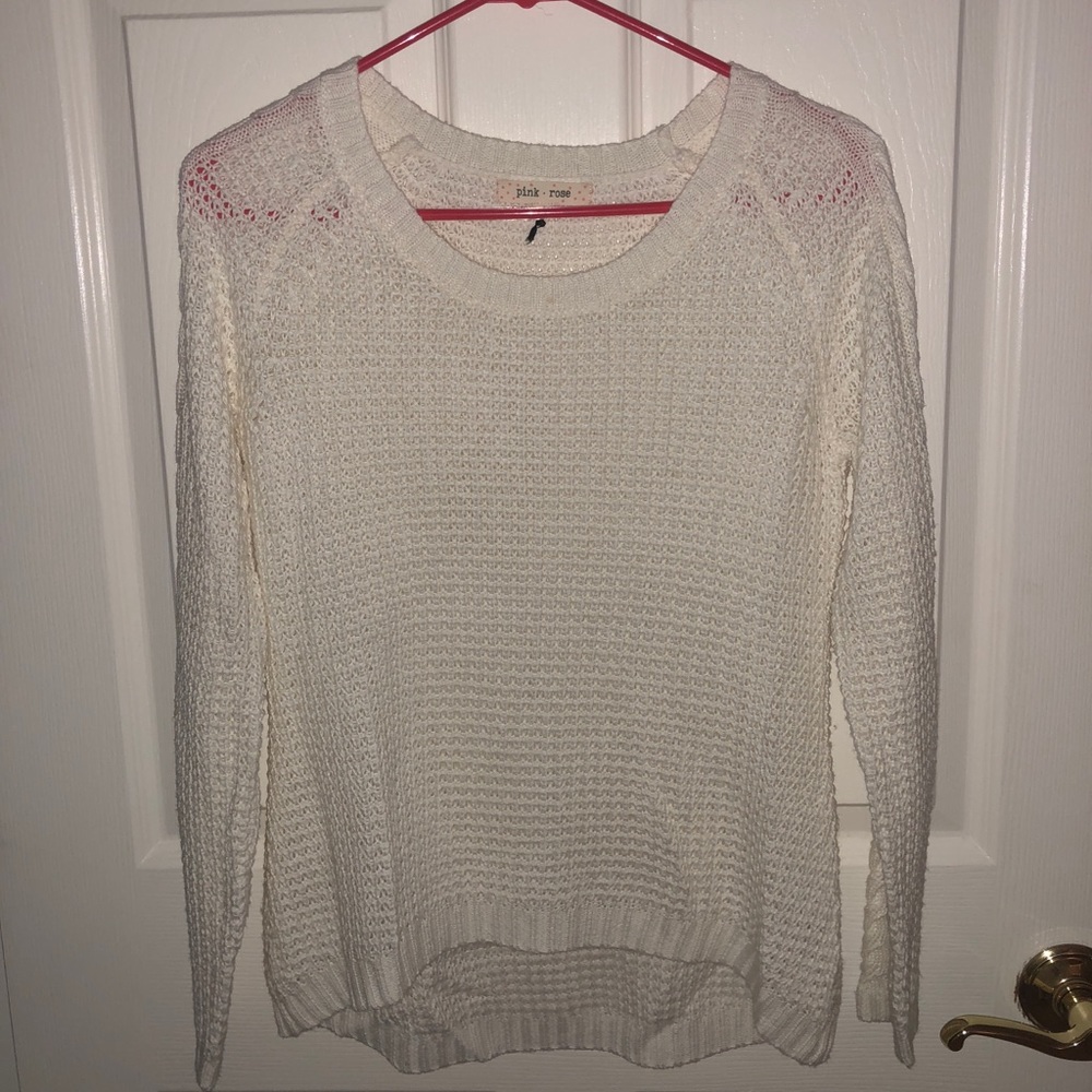 White sweater